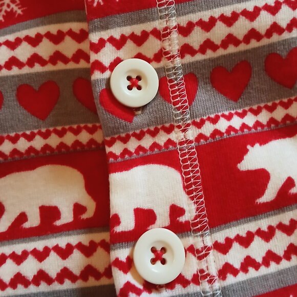 NWT Hatley Fair Isle Bear & Moose Family Union Sleepwear XL NWT - Picture 8 of 9